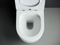 Напольный пристенный унитаз Mia Rimless — фото 18, Напольные унитазы