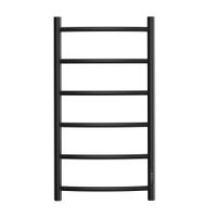 Полотенцесушитель электрический Point Афина PN04848B П6 400x800 диммер справа, черный — фото 1, Электрические полотенцесушители