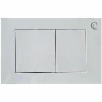 Клавиша смыва CeramaLux LC-014 Белая — фото 1, Кнопки смыва