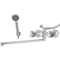 Смеситель для ванны Melodia della vita Galant MDV32141 универсальный Хром — фото 1, Смеситель для ванны