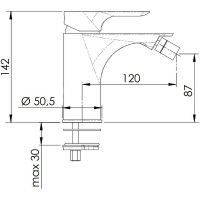 Товар: Смеситель для биде Remer Infinity I21BO Белый матовый - фото 2 Смеситель для биде Remer Infinity I21BO Белый матовый — фото 2, Смесители для биде