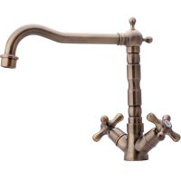 Смеситель для кухни Swedbe Selene 7142 Бронза — фото 4, Смесители для кухни