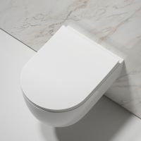 Товар: Унитаз Ceramicanova Modena Rimless CN6063 подвесной Белый глянцевый с сиденьем Микролифт - фото 2 Унитаз Ceramicanova Modena Rimless CN6063 подвесной Белый глянцевый с сиденьем Микролифт — фото 2, Подвесные унитазы