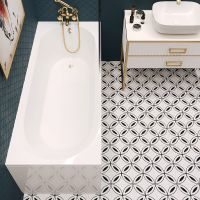 Акриловая ванна Corpa Nera Milano 160x70 CN05008WH без гидромассажа — фото 7, Акриловые ванны