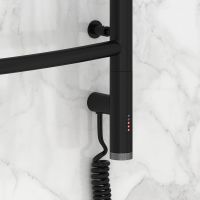 Товар: Электрический полотенцесушитель Сунержа Галант 3.0 800x500 R 31-5801-8050 Черный матовый - фото 2 Электрический полотенцесушитель Сунержа Галант 3.0 800x500 R 31-5801-8050 Черный матовый — фото 2, Электрические полотенцесушители