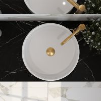 Товар: Раковина-чаша Aqueduto Espiral 40 ESP0110 Белая глянцевая - фото 4 Раковина-чаша Aqueduto Espiral 40 ESP0110 Белая глянцевая — фото 4, Раковины накладные