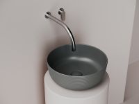 Раковина-чаша Ceramicanova Element 36 CN6073MDH Темный антрацит матовый — фото 7, Раковины накладные