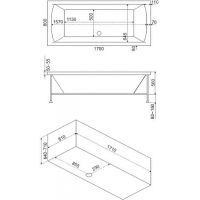 Товар: Акриловая ванна Bas Индика 170x80 В 00013 без гидромассажа - фото 2 Акриловая ванна Bas Индика 170x80 В 00013 без гидромассажа — фото 2, Ванны