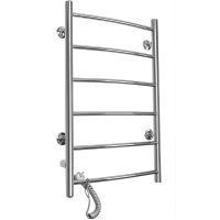 Электрический полотенцесушитель Domoterm Классик DMT 109-6 50x80 EK L Хром — фото 4, Электрические полотенцесушители