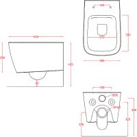 Унитаз Artceram A16 ASV003 44 00 подвесной Green salvia без сиденья — фото 4, Подвесные унитазы