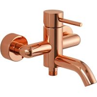 Смеситель для ванны Remer X-Style X05RL Медь — фото 1, Для душа и ванны