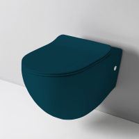 Унитаз Artceram File 2.0 FLV004 42 00 подвесной Petrolio без сиденья — фото 7, Подвесные унитазы