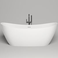 Ванна из искусственного камня Salini Noemi 170х75 101712G Белая глянцевая — фото 3, Ванны из искусственного камня