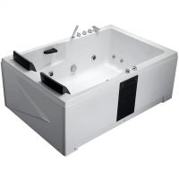 Акриловая ванна Gemy G9061BR 182х122 с гидромассажем — фото 1, Акриловые ванны