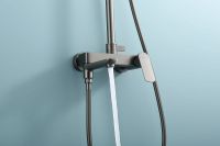 Душевая система Raglo R03.24.09 Графит матовый — фото 28, Душевые стойки