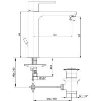 Товар: Смеситель для раковины E.C.A. Nita 102188049EX Хром - фото 2 Смеситель для раковины E.C.A. Nita 102188049EX Хром — фото 2, Смесители для раковины