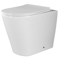 Унитаз Ceramicanova Highlight Rimless CN1812 приставной с сиденьем Микролифт — фото 1, Приставные унитазы