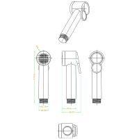 Гигиенический душ Lemark LM8090C Хром — фото 2, Гигиенические души