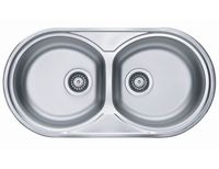 Мойка для кухни FORM 50 NAT-90 832X437 в комплекте с сифоном 1130557, — фото 1, Кухонные мойки