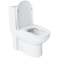 Товар: Унитаз моноблок Laguraty 20980W с сиденьем Микролифт - фото 11 Унитаз моноблок Laguraty 20980W с сиденьем Микролифт — фото 11, Напольные унитазы