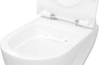 Товар: Унитаз Laparet Bianca подвесной с сиденьем Микролифт - фото 3 Унитаз Laparet Bianca подвесной с сиденьем Микролифт — фото 3, Подвесные унитазы