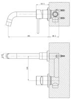 Товар: Смеситель скрытого монтажа д/умывальника chrome, арт. SM28Chrome - фото 2 Смеситель скрытого монтажа д/умывальника chrome, арт. SM28Chrome — фото 2, Смесители для раковины