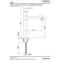 Товар: Смеситель для раковины E.C.A. Luna 102108949EX Хром - фото 2 Смеситель для раковины E.C.A. Luna 102108949EX Хром — фото 2, Смесители для раковины