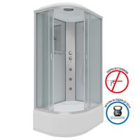 Душевая кабина Niagara Classic NG-2310-14RG (120х80х215) высокий поддон(40см),стекло матовое,4 места арт-23101424RG — фото 2, Душевые кабины