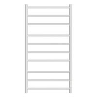 Полотенцесушитель электрический Point Аврора PN10850W П10 500x1000 диммер справа, белый — фото 1, Электрические полотенцесушители