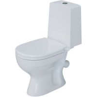 Унитаз компакт Aringa Рио AR01002WH с бачком и сиденьем Микролифт — фото 1, Напольные унитазы