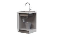 Сифон GRAND+ 3 1/2&quot; телескопический трубный с поворотной чашей, круг переливом и отводом СН 351 — фото 3, Комплектующие