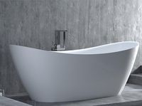 Ванна из искусственного камня Salini Noemi 170х75 101712G Белая глянцевая — фото 9, Ванны из искусственного камня