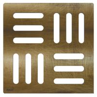 Решетка для лотка Alcaplast MPV001-ANTIC Бронза — фото 1, Решетки для лотков и трапов