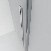 Душевой уголок Ambassador Intense 130x100 110021102IX-100IX профиль Хром стекло прозрачное — фото 4, Прямоугольные душевые уголки