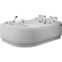 Акриловая ванна Gemy 180х121 G9083 K R с гидромассажем — фото 1, Акриловые ванны