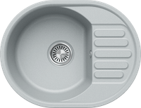 Кухонная мойка QUARTZBOND BOND-610 (Платина) — фото 1, Кухонные мойки