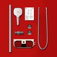 Душевой гарнитур Dorff Prime D0140000 Хром — фото 5, Душевые гарнитуры