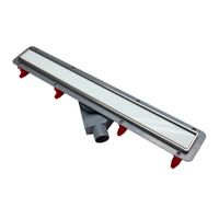 Душевой лоток POINT Деметра стекло белое 750 арт PN50575GLW — фото 1, Душевые лотки