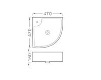 Товар: Раковина подвесная угловая AQUATEK AQ5166B-00 470*470*150 мм, универсальная установка - фото 2 Раковина подвесная угловая AQUATEK AQ5166B-00 470*470*150 мм, универсальная установка — фото 2, Мини-раковины