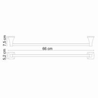 Товар: Wern K-2530 Держатель полотенец одинарный - фото 4 Wern K-2530 Держатель полотенец одинарный — фото 4, Полотенцедержатели