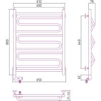 Товар: Электрический полотенцесушитель Сунержа Элегия 2.0 800x600 L 31-5218-8060 Черный матовый - фото 2 Электрический полотенцесушитель Сунержа Элегия 2.0 800x600 L 31-5218-8060 Черный матовый — фото 2, Электрические полотенцесушители