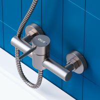 Смеситель для душа Dorff Logic D3020000SS Нержавеющая сталь — фото 7, Смеситель для душа