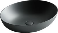 Раковина-чаша Ceramicanova Element 52 CN6017MDH Темный антрацит матовый — фото 7, Раковины накладные