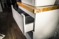 Столешница под раковину Jorno Wood 80 Wood.06.80/LW Светлое дерево — фото 4, Столешницы под раковину