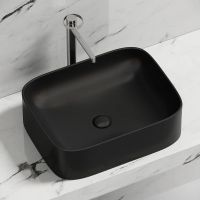 Раковина-чаша Ceramicanova Element 51 CN6052MB Черная матовая — фото 4, Раковины накладные