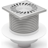 Душевой трап Azario AZ-416 L с решеткой Sun — фото 1, Трапы для душа