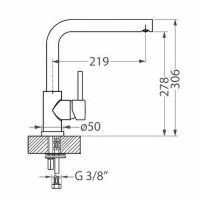 Смеситель для кухни Alveus Selma Chr 1144971 Хром — фото 3, Смесители для кухни