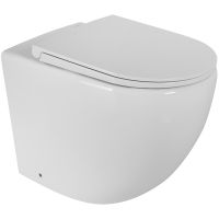 Унитаз BelBagno Sfera-R BB2141CBR/BB902SC приставной с сиденьем Микролифт — фото 1, Приставные унитазы