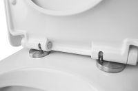 Унитаз компакт Azario Quadro AZ-2175 Белый с бачком и сиденьем Микролифт — фото 7, Напольные унитазы