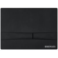 Клавиша смыва Berges Novum F5 040055 Черная матовая — фото 1, Кнопки смыва